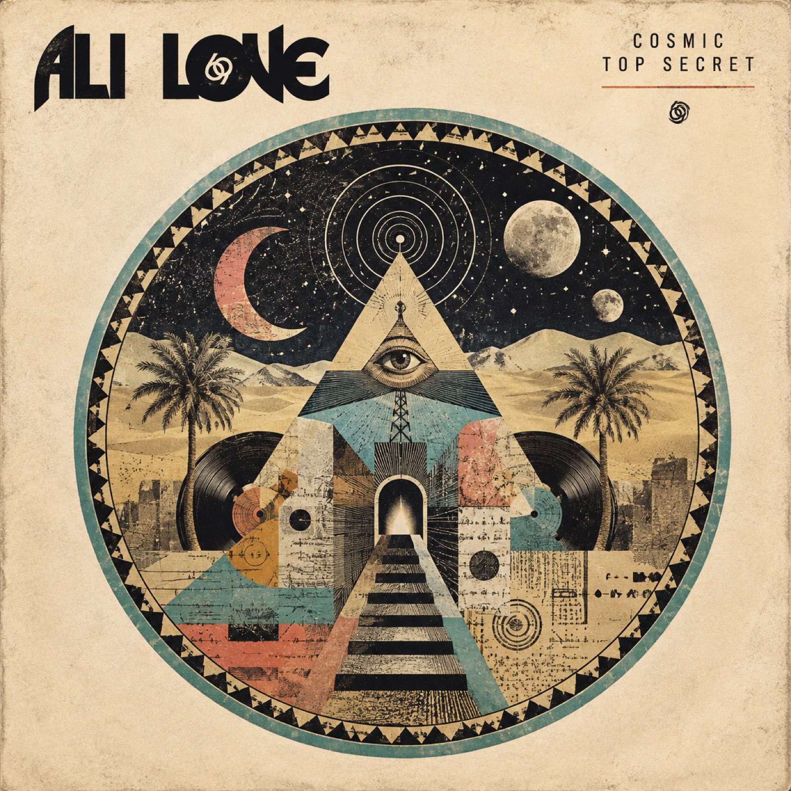Cosmic Top Secret sleeve artwork